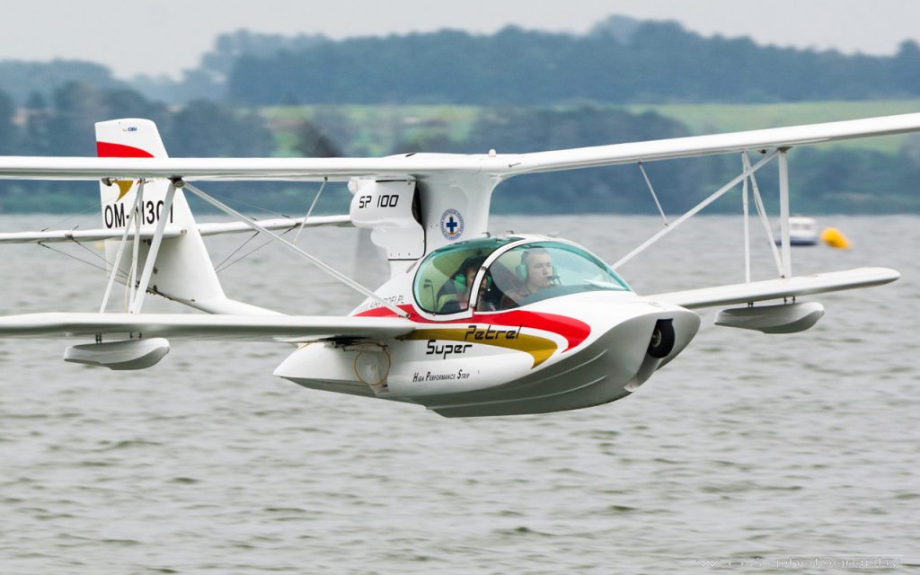 6 seaplanes at Mazury Airshow