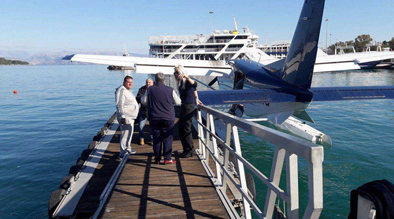 Quest Kodiak seaplane in Corfu