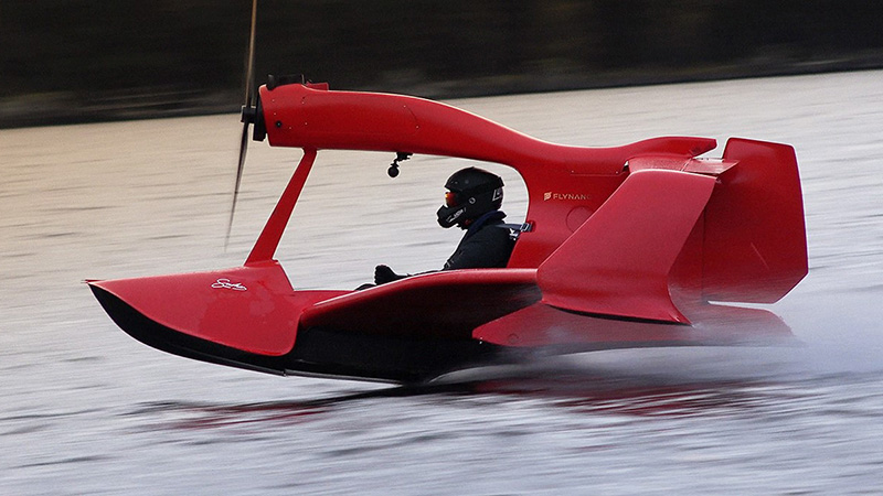 FlyNano electric powered flying jet ski without pilot licence