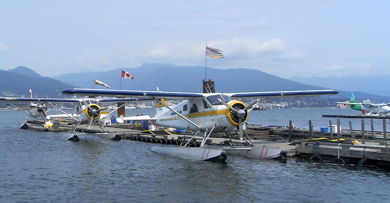 Canadian holy trinity: Twin Otter, Otter and Beaver seaplanes