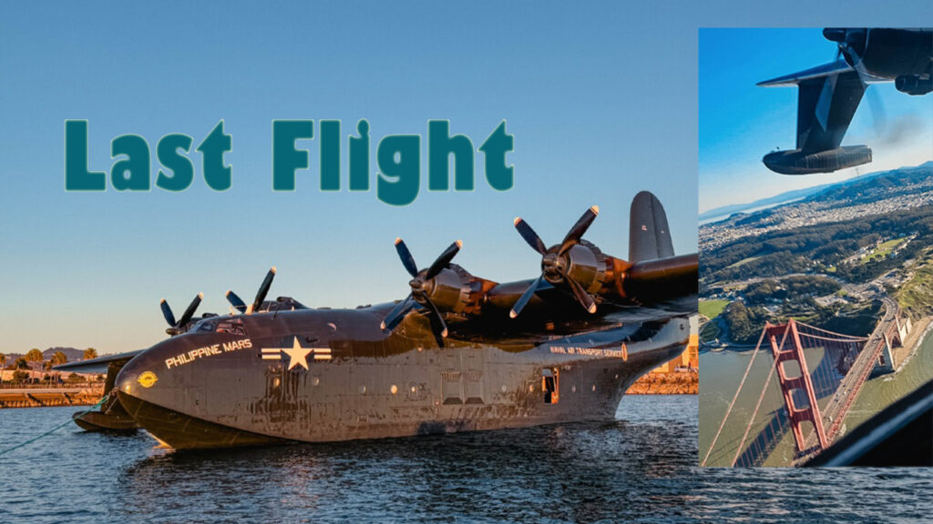 Philippine Mars giant seaplane last flight to Air Museum Tucson video